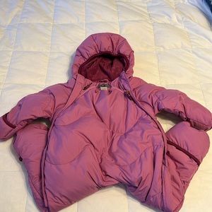 REI 18M Down snowsuit